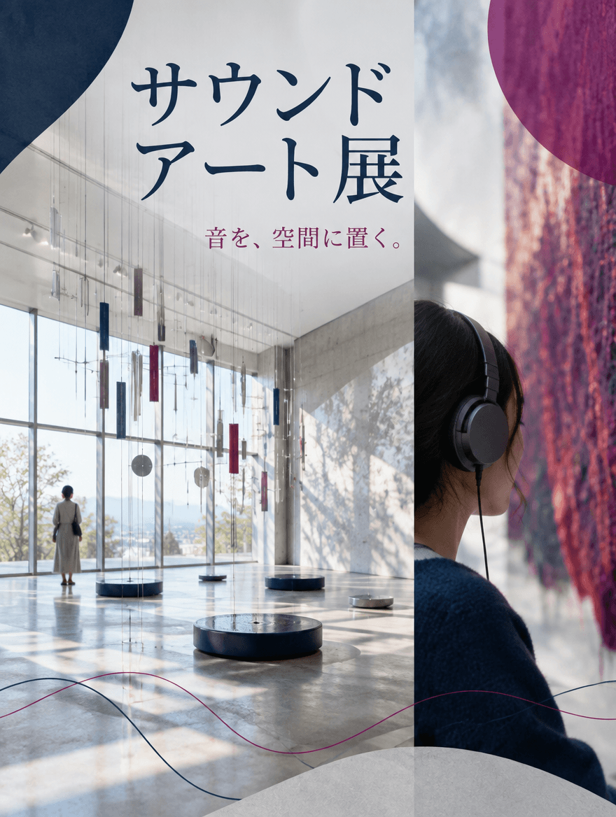 ポスター PRO 36 — サウンドアート展
