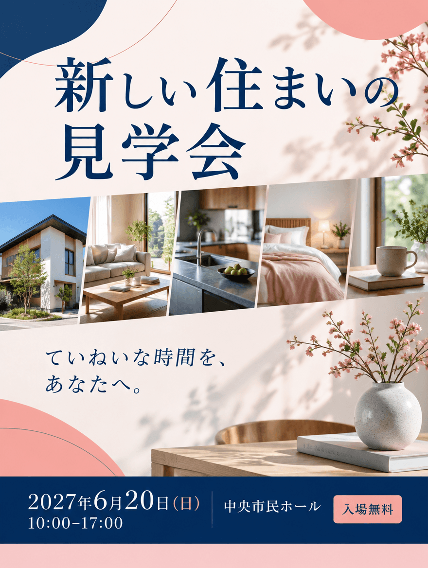 チラシ NEXT 099 — 新しい住まいの見学会