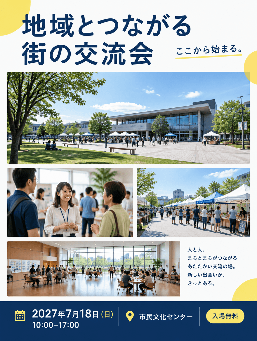 チラシ CLEAN 080 — 地域とつながる街の交流会